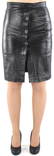 Vila Leather Skirt, Black - Skirts - 124816 - 1
