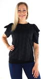 Vila women's T-shirt 2/4 black - Women's T-shirts - 134006 - 1