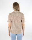 Pieces women's t-shirt silver mink/white - Women's T-shirts - 136066 - 2