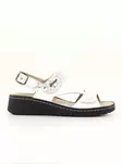 Hickersberger women's sandals with herbal soles 2546 8022 white - Women's work shoes - 136466 - 1