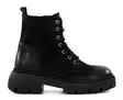 Ten Points Women's Leather Ankle Boots 60518 Pandora Chunky Black - Women's ankle boots - 136866 - 1