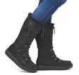 Rieker Remonte women's studded boots D0U77-00 black - Rieker boots - 136946 - 6