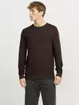 Jack&Jones men's sweater Otto Crew Neck Vineyard wine - Men's knitwear - 137286 - 2
