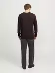 Jack&Jones men's sweater Otto Crew Neck Vineyard wine - Men's knitwear - 137286 - 4
