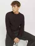 Jack&Jones men's sweater Otto Crew Neck Vineyard wine - Men's knitwear - 137286 - 1