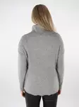 Only women's sweater Roll Neck medium gray melange - Women's knitwear - 137426 - 2