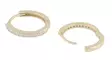 Snö of Sweden Earrings Siri ring gold/clear - Necklaces - 138646 - 2