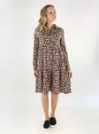 JDY A-line leopard dress pumice stone/leo - Dresses and tunics - 138826 - 1
