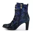 Laura Vita women's ankle boots Alcbaneo 141 indigo - Women's ankle boots - 138986 - 2