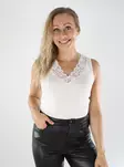 Vero Moda women's top V-Neck snow white - Women's tank tops - 139046 - 1