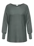 Only Carmakoma Sweater New Adaline balsam green - Women's knitwear - 139126 - 5
