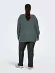 Only Carmakoma Sweater New Adaline balsam green - Women's knitwear - 139126 - 4