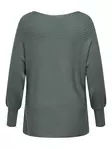Only Carmakoma Sweater New Adaline balsam green - Women's knitwear - 139126 - 6