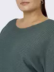 Only Carmakoma Sweater New Adaline balsam green - Women's knitwear - 139126 - 3