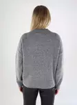 Vero Moda women's sweater VMBOOM Text Pullover medium grey - Women's knitwear - 139276 - 2