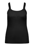 Only Carmakoma Top strap black - Women's tank tops - 139396 - 1
