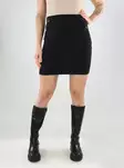 JDY Skirt JDYGEGGO LIFE BUTTON MINI SKIRT black - Skirts - 139666 - 1