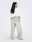 JDY women's velour trousers Velvet light grey - Women's trousers - 139966 - 2