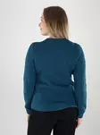 Vila women's sweater O-Neck blue coral - Women's knitwear - 140166 - 2