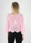 Only women's sweater Nola Life 3/4 candy pink - Women's knitwear - 140226 - 2