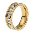Snö of Sweden ring Rio stone gold/clear - Rings - 140266 - 1