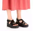 Rieker women's thick-soled sandals 68063-00 black - Rieker women`s sandals - 140366 - 4