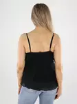 Only top flounce black - Women's tank tops - 140926 - 2