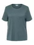 Only Carmakoma Women's Plus Size T-Shirt Moster Fold Up North Atlantic - Women's T-shirts - 141286 - 1