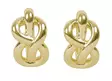 Snö of Sweden Earrings Everly knot gold - Earrings - 141586 - 1