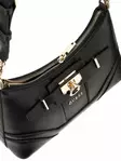 Guess Shoulder Bag Greyson II Black - Handbags - 139656 - 3