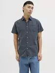 Jack&Jones men's short-sleeved shirt navy blazer - Men's dress shirts - 138026 - 1