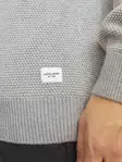 Jack&Jones Sweater JJEGLOBE light grey melange - Men's knitwear - 139466 - 4