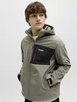 Jack&Jones men's softshell jacket JJNORTH dusty olive - Men's jackets - 140136 - 1