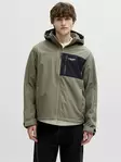 Jack&Jones men's softshell jacket JJNORTH dusty olive - Men's jackets - 140136 - 3