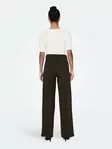 JDY wide leg pants JDYLOUISVILLE chocolate torte - Women's trousers - 139996 - 3