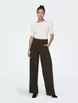 JDY wide leg pants JDYLOUISVILLE chocolate torte - Women's trousers - 139996 - 2