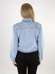 JDY women's short denim jacket Boxy Shacket light blue - Women's denim jackets - 137936 - 2