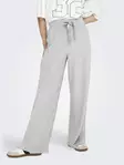 JDY women's velour trousers Velvet light grey - Women's trousers - 139966 - 1