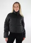 JJXX women's lightweight padded jacket Solvej Puffer black - Women's light winter jackets - 137116 - 1