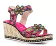 Laura Vita women's high-heeled sandals Ballon 08 fushia - Women's sandals - 140766 - 3