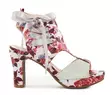 Laura Vita women's high-heeled sandals Hicao 09 prune - Women's sandals - 138256 - 1
