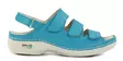 Nursing Care Machine washable sandals WG1819 turquoise - Women's work shoes - 120296 - 1