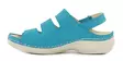 Nursing Care Machine washable sandals WG1819 turquoise - Women's work shoes - 120296 - 2