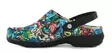 Nursing Care Machine Washable Genuine Leather Work Shoes WG4PF3 Paris Graffiti - Women's work shoes - 113196 - 2