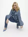Only Carmakoma women's plus size denim jacket Wespa light blue - Women's denim jackets - 133986 - 1