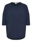 Only Carmakoma Shirt Lamour india ink - Women's long sleeved shirts - 139026 - 1