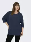 Only Carmakoma Shirt Lamour india ink - Women's long sleeved shirts - 139026 - 1