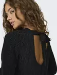 Only glitter dress with bow tie detail black/zigga black - Dresses and tunics - 137566 - 5