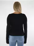 Only Shirt boatneck black - Women's long sleeved shirts - 136616 - 2