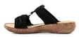 Rieker women's genuine leather mules V2839-00 black - Rieker mules - 138166 - 2